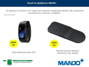 Акція по продукції Mando+ від компанії "Бастіон"