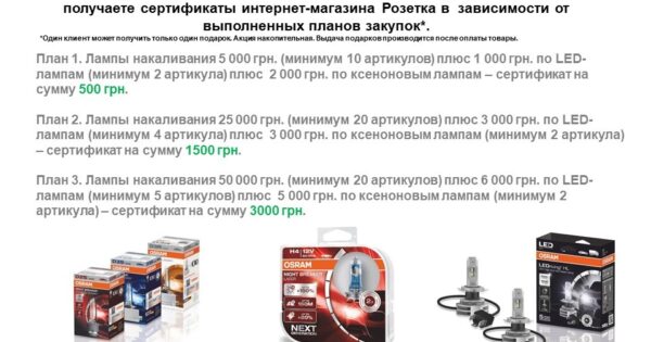 Акция по продукции Osram от Бастион