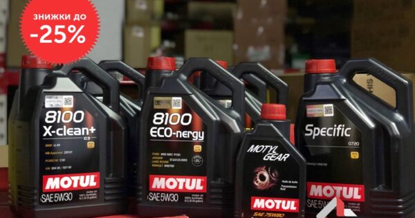 BM Parts: спеціальна ціна на моторну оливу Motul