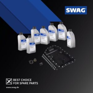 Сервісні комплекти для заміни трансмісійної оливи та фільтру в коробках передач DCT та автоматичних коробках передач від SWAG
