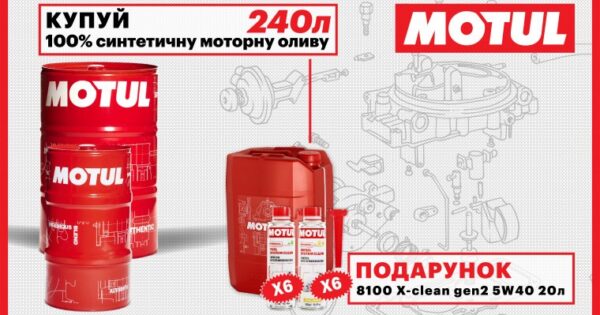 Акція MOTUL для автосервісів