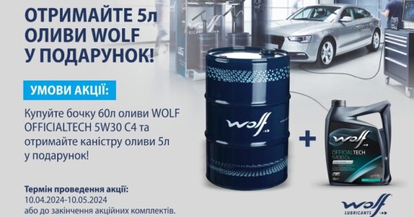 Акція WOLF (60+5)