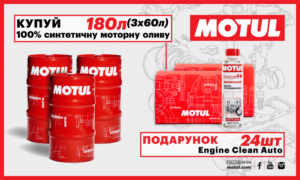 Акція MOTUL для автосервісів