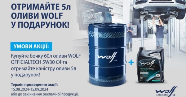 Акція WOLF (60+5)