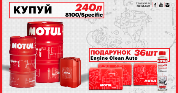 Акція MOTUL для автосервісів