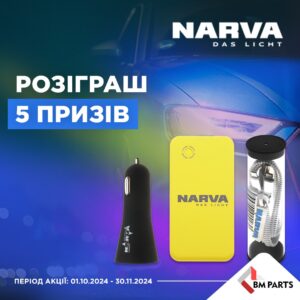 Розіграш призів разом з NARVA