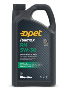 Fullmax RN 5W-30 – схвалена олива для автомобілів Renault з допуском RN 0720.